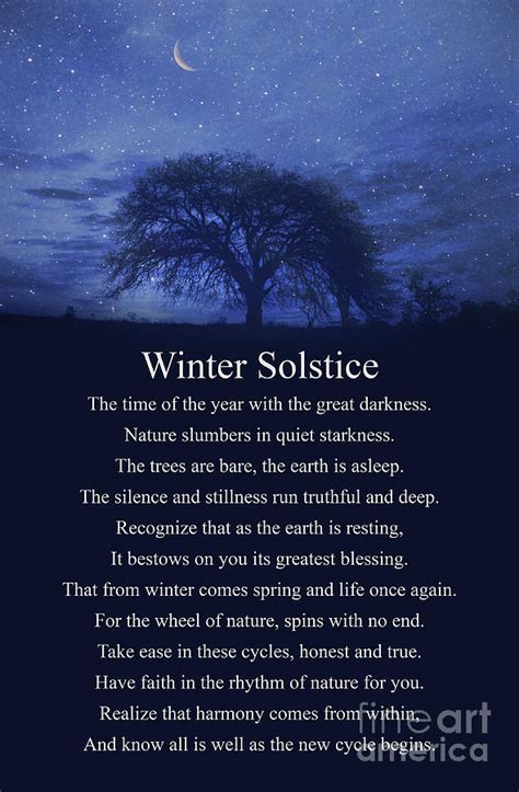 Magical winter solstice poem